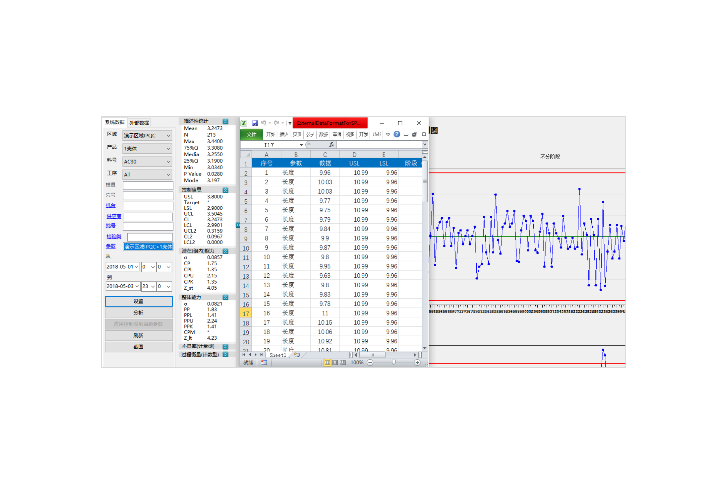SPC數據（jù）分析與（yǔ）能力評價係統